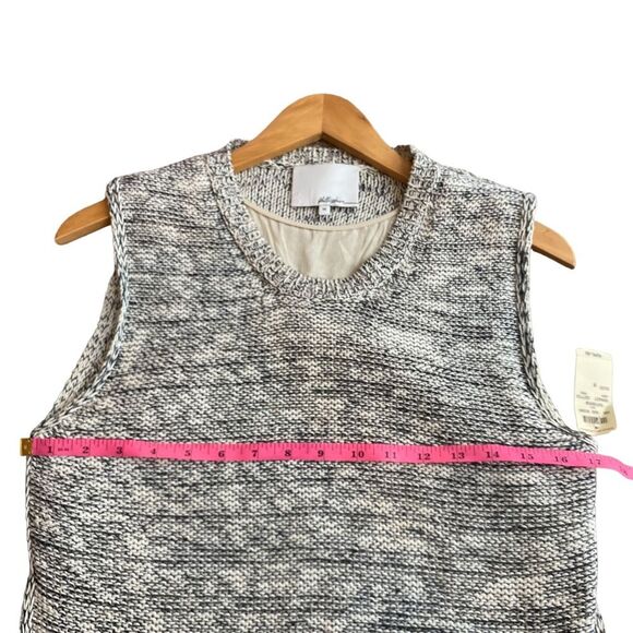 Phillip Lim Size M Layered Sweater Vest Top Size Gray Beige Academia Preppy NWT - Picture 8 of 11